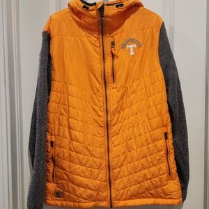 Colosseum Orange and Gray Men's Jacket